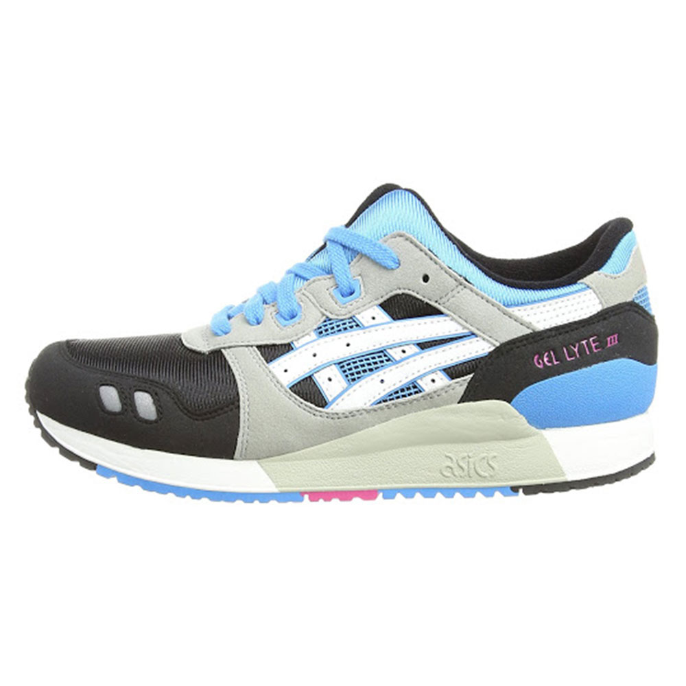 Asics Gel-Lyte III GS Training Shoes For Kids - Black - White - C5A4N-9001