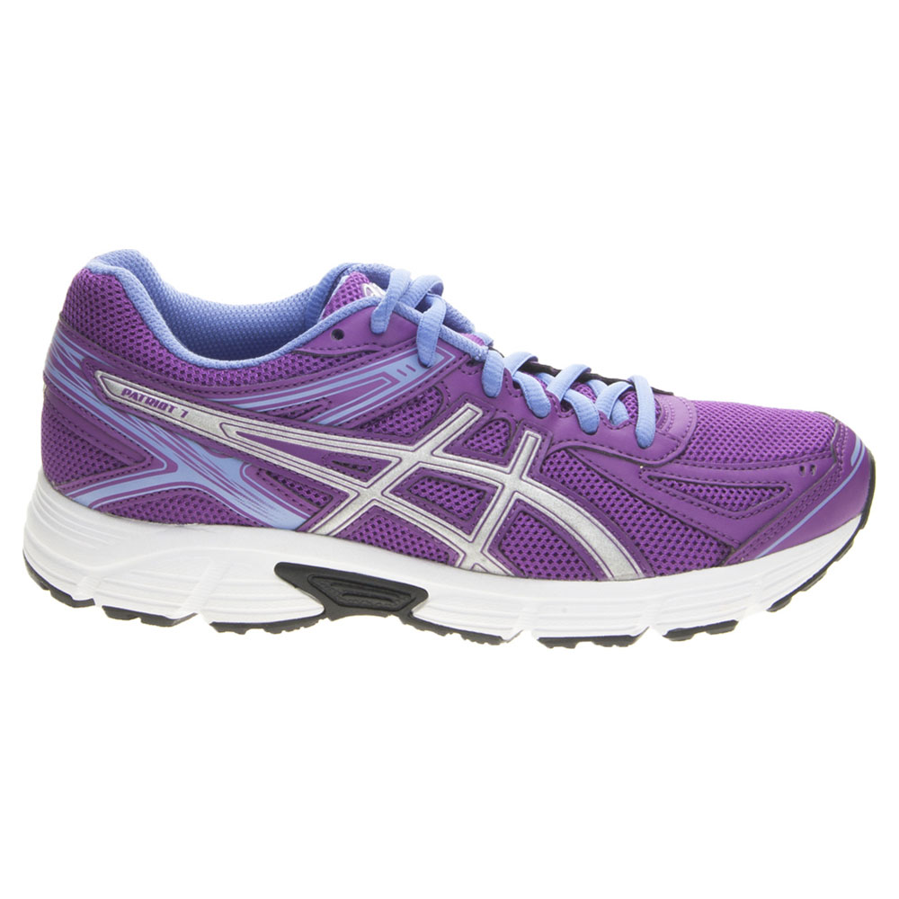 womens purple asics running shoes