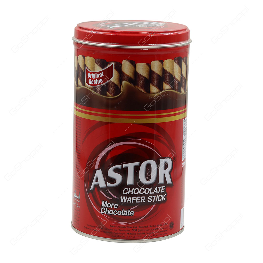 Astor Chocolate Wafer Sticks 330 g