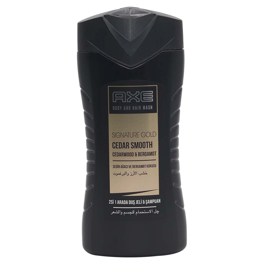 Axe Signature Gold Cedar Smooth Body & Hair Wash 250ml