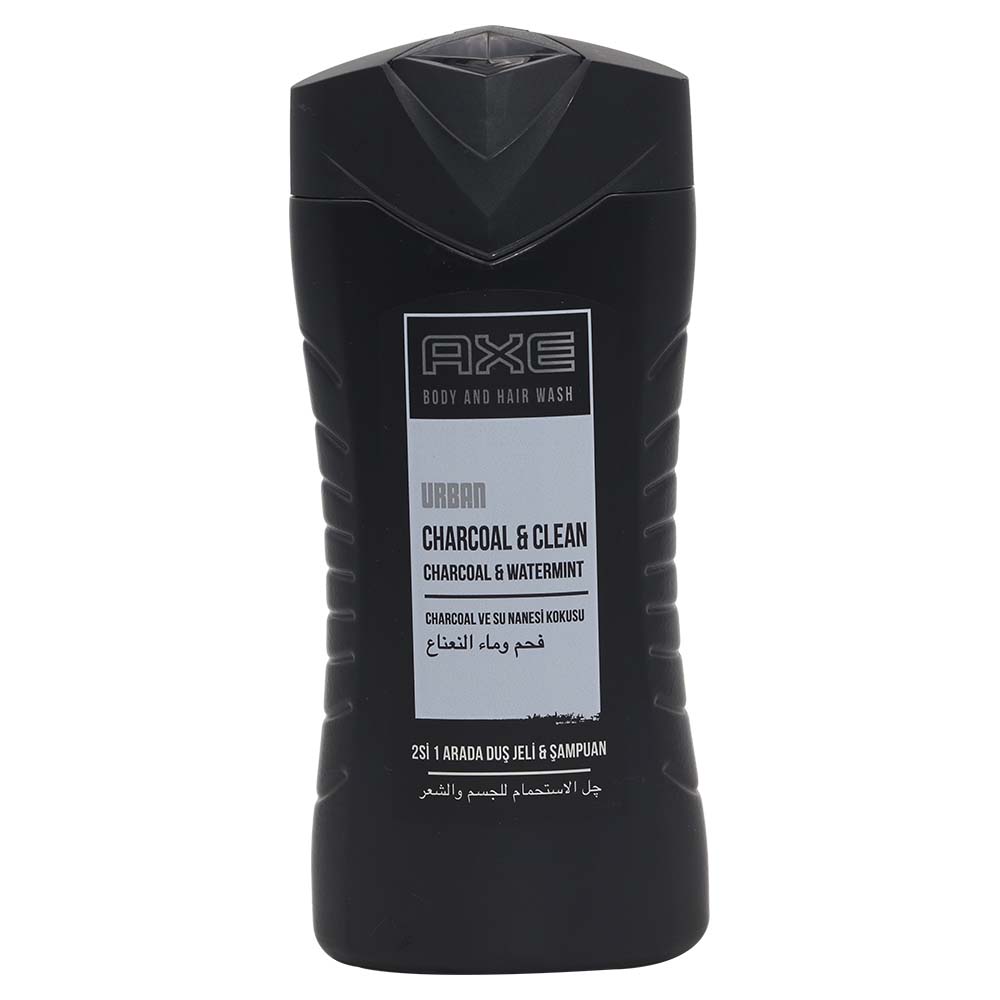 Axe Urban Charcoal & Clean Body & Hair Wash 250ml