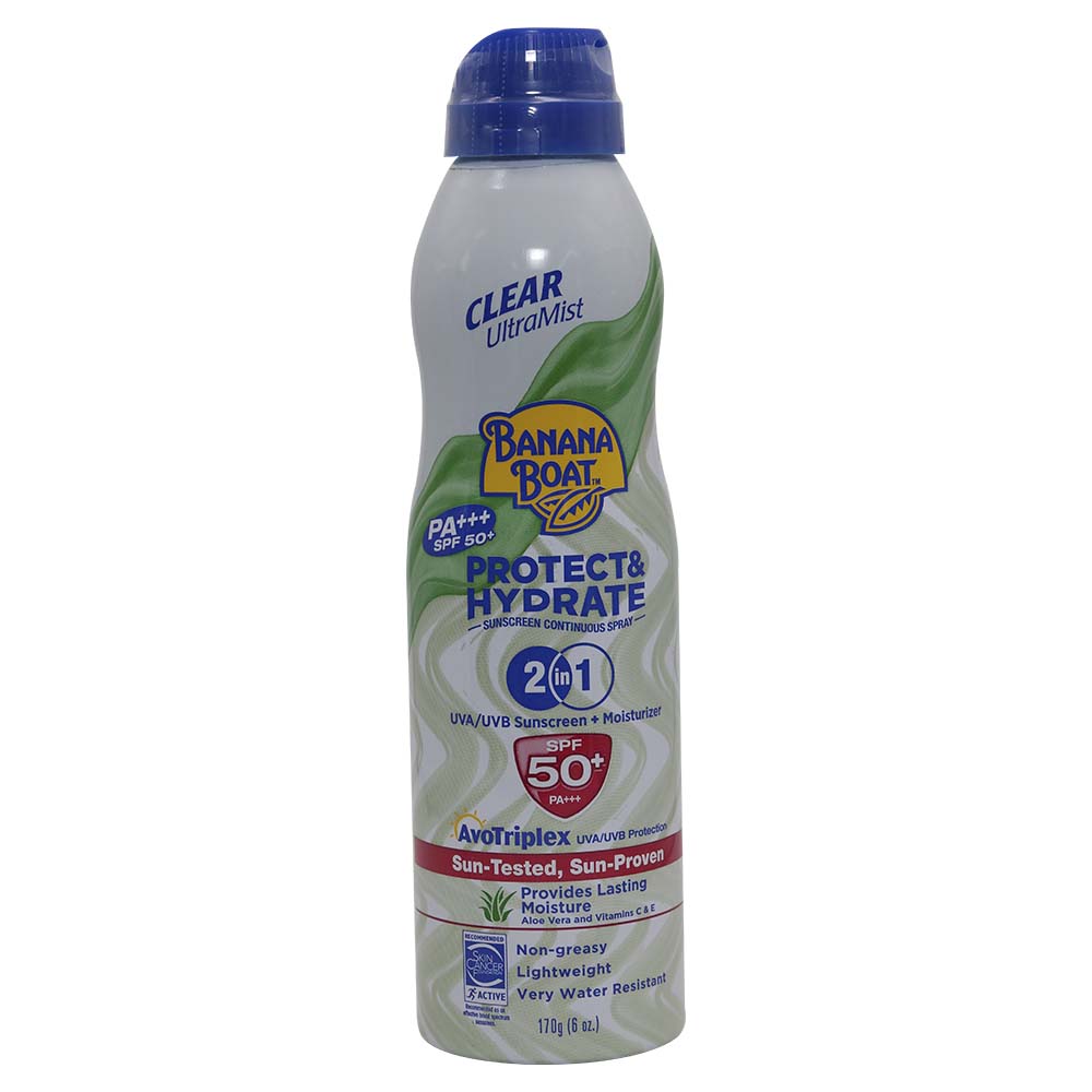 Banana Boat Protect & Hydrate 2 In 1 Sunscreen Spray 170g