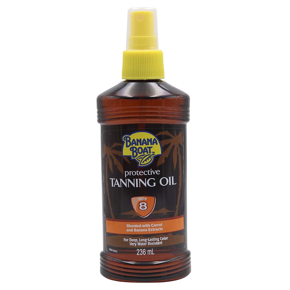 banana boat protective tanning oil