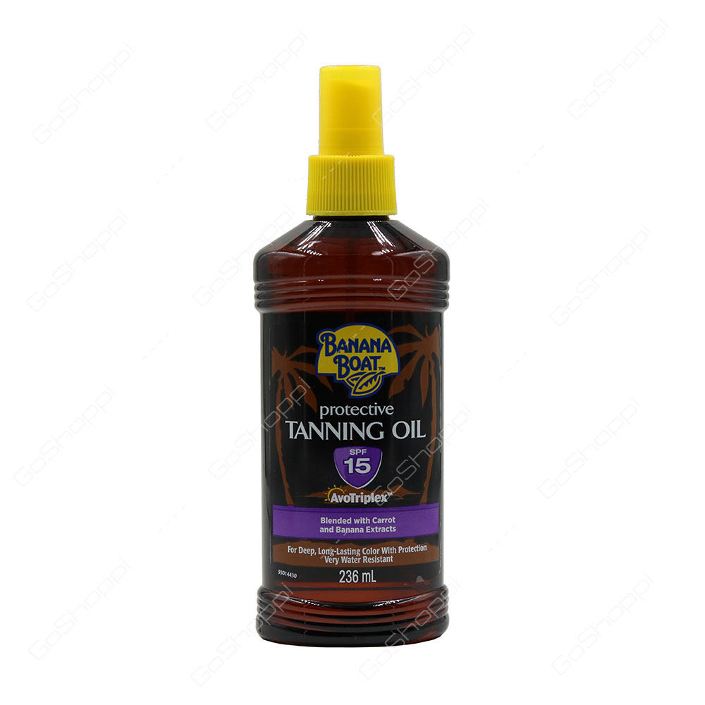 banana boat protective tanning oil