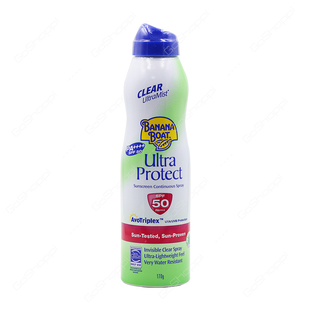 Banana Boat Ultra Protect Sunscreen Lotion Spray SPF50 170 g