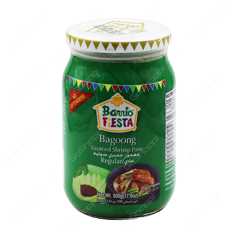 Barrio Fiesta Bagoong Sauteed Shrimp Paste Regular 500 g