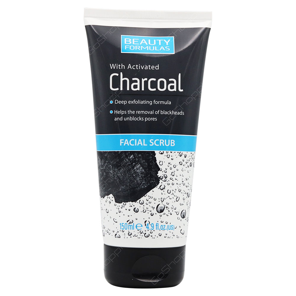 Beauty Formulas Facial Scrub With Activated Charcoal 150ml Buy Online