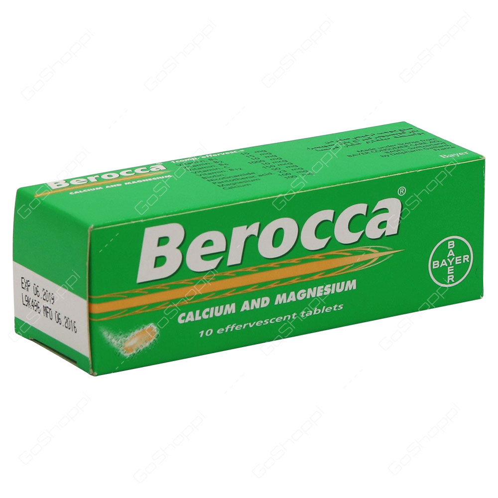 Berocca Calcium And Magnesium Tablets 10 tablets