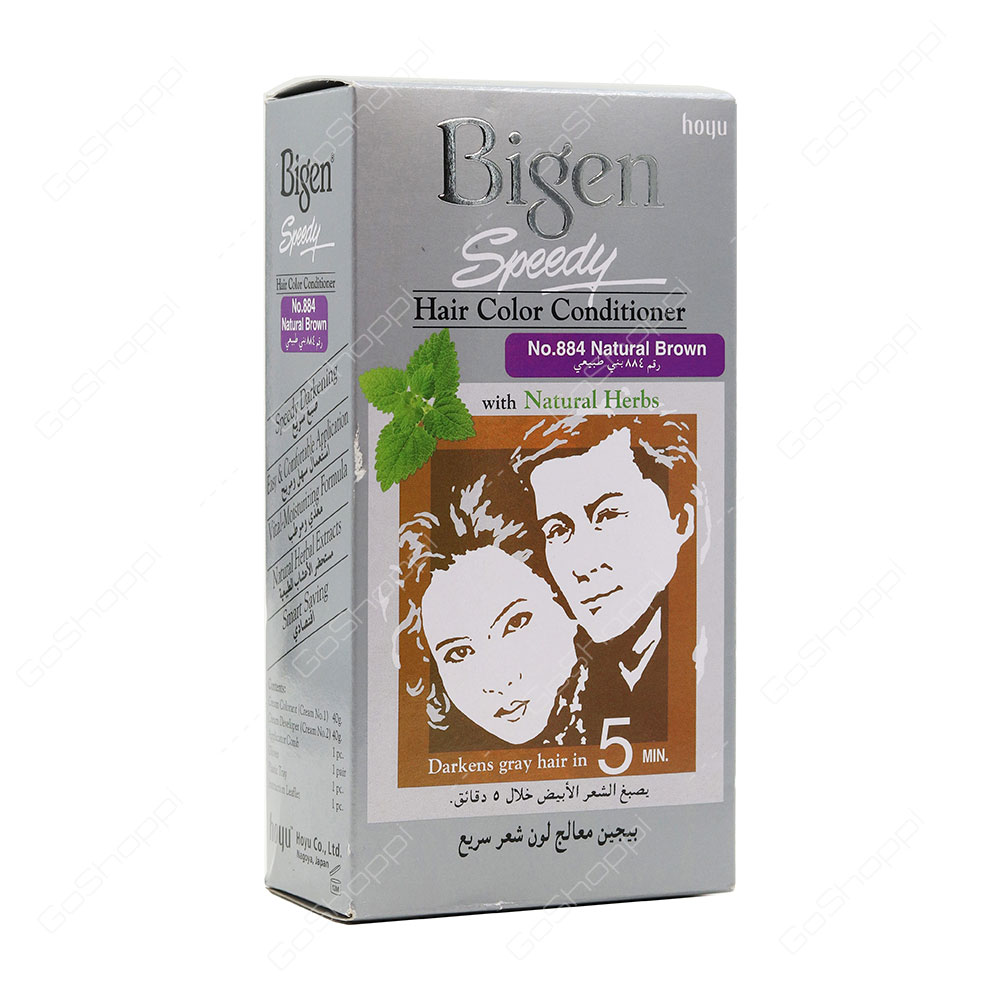 Bigen Speedy Hair Color Conditioner No 884 Natural Brown 80 g