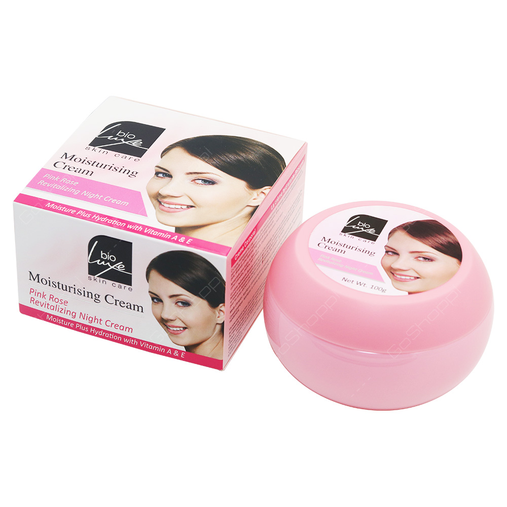 Bio Luxe Pink Rose Revitalizing Night Moisturising Cream