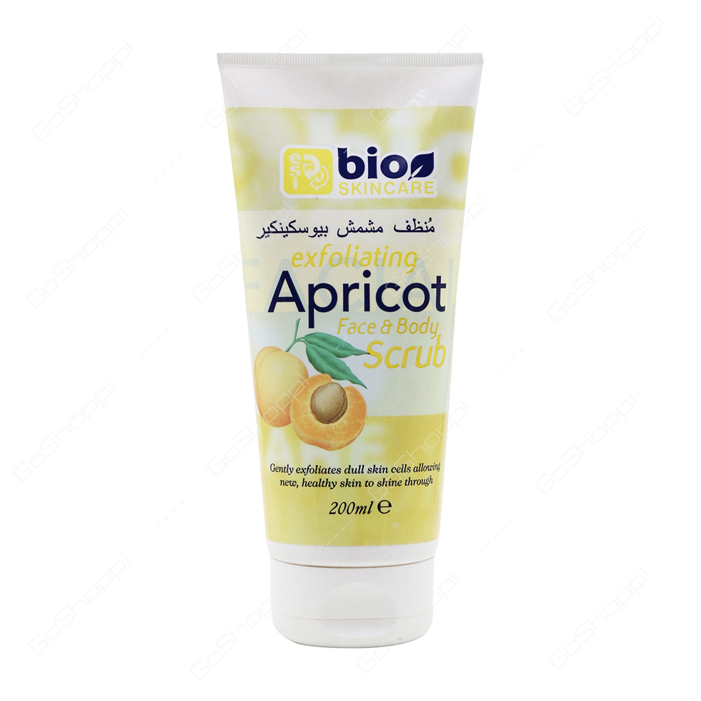 Bio Skincare Exfoliating Apricot Face and Body Scrub 200 ml