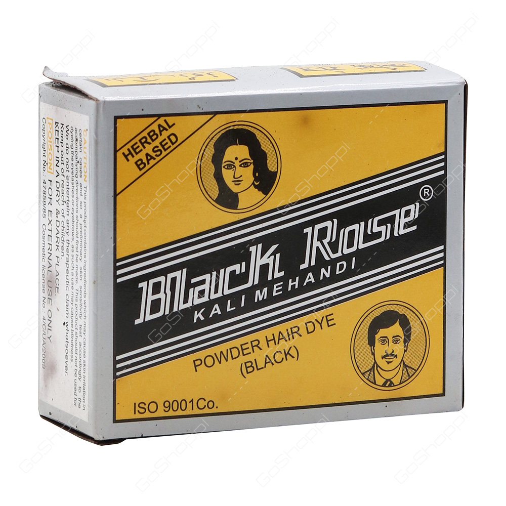 Black Rose Powder Hair Dye Black 1 Pack