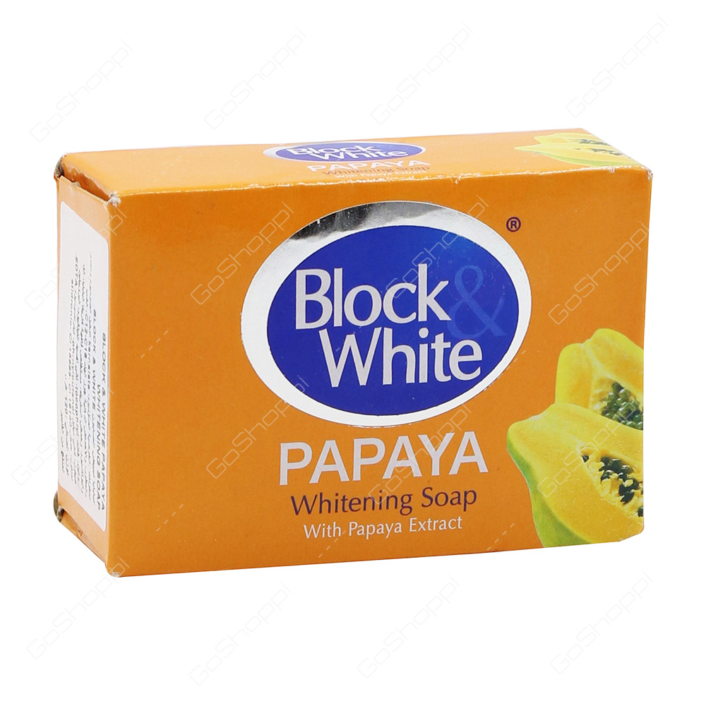 Block And White Papaya Whitening Soap 120 g