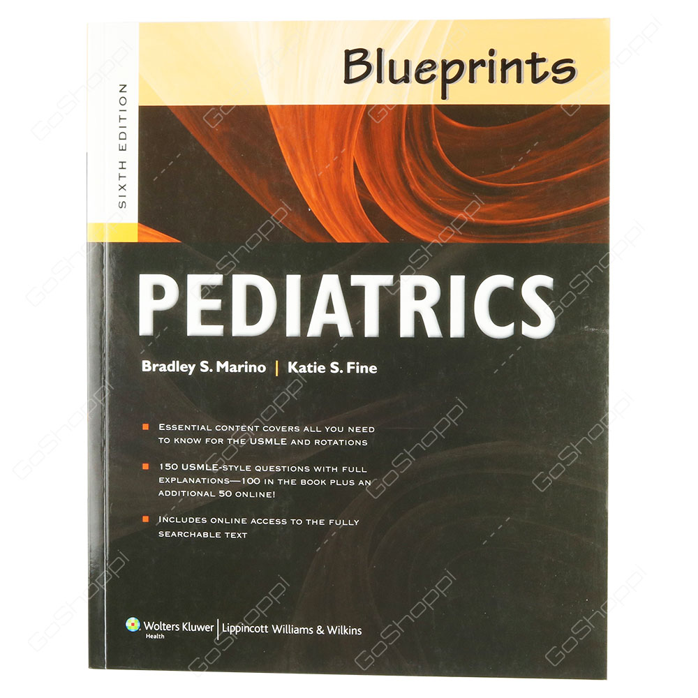 Blueprints Pediatrics By Bradley S. Marino