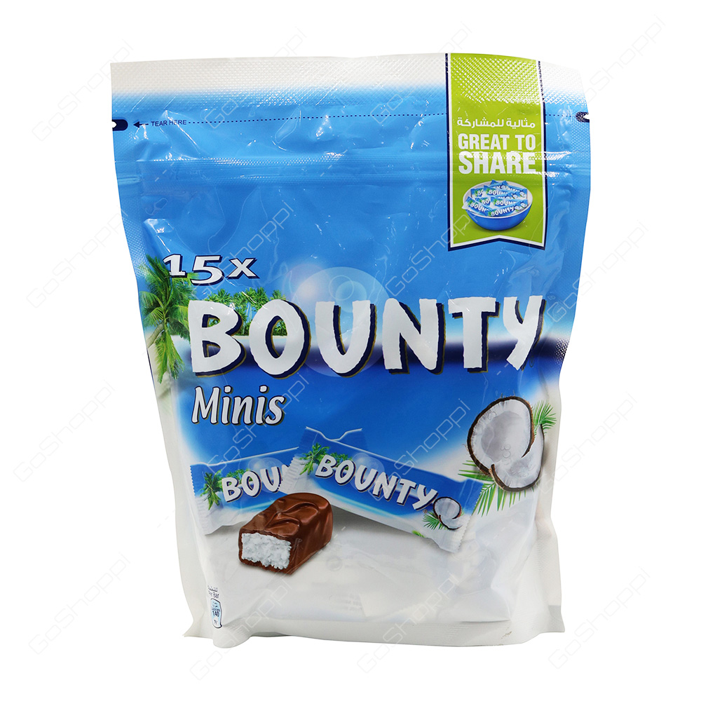 Bounty Minis Chocolates 15 Bars