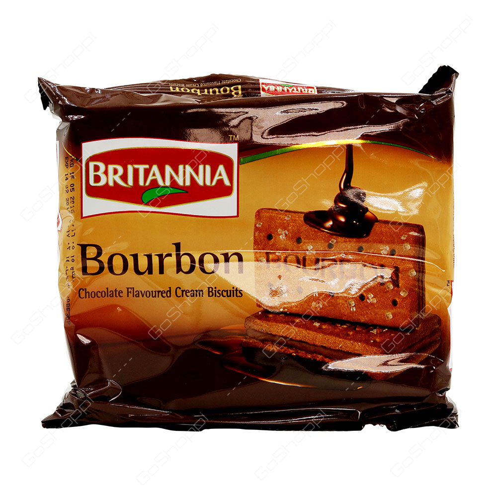 Britannia Bourbon Chocolate Flavoured Cream Biscuits 200 g