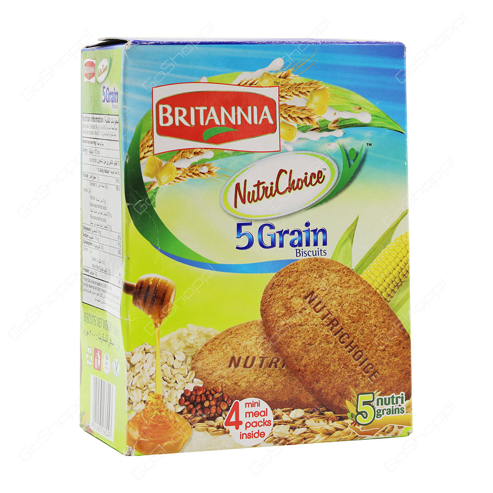 Britannia Nutri Choice 5Grain Biscuits 200 g