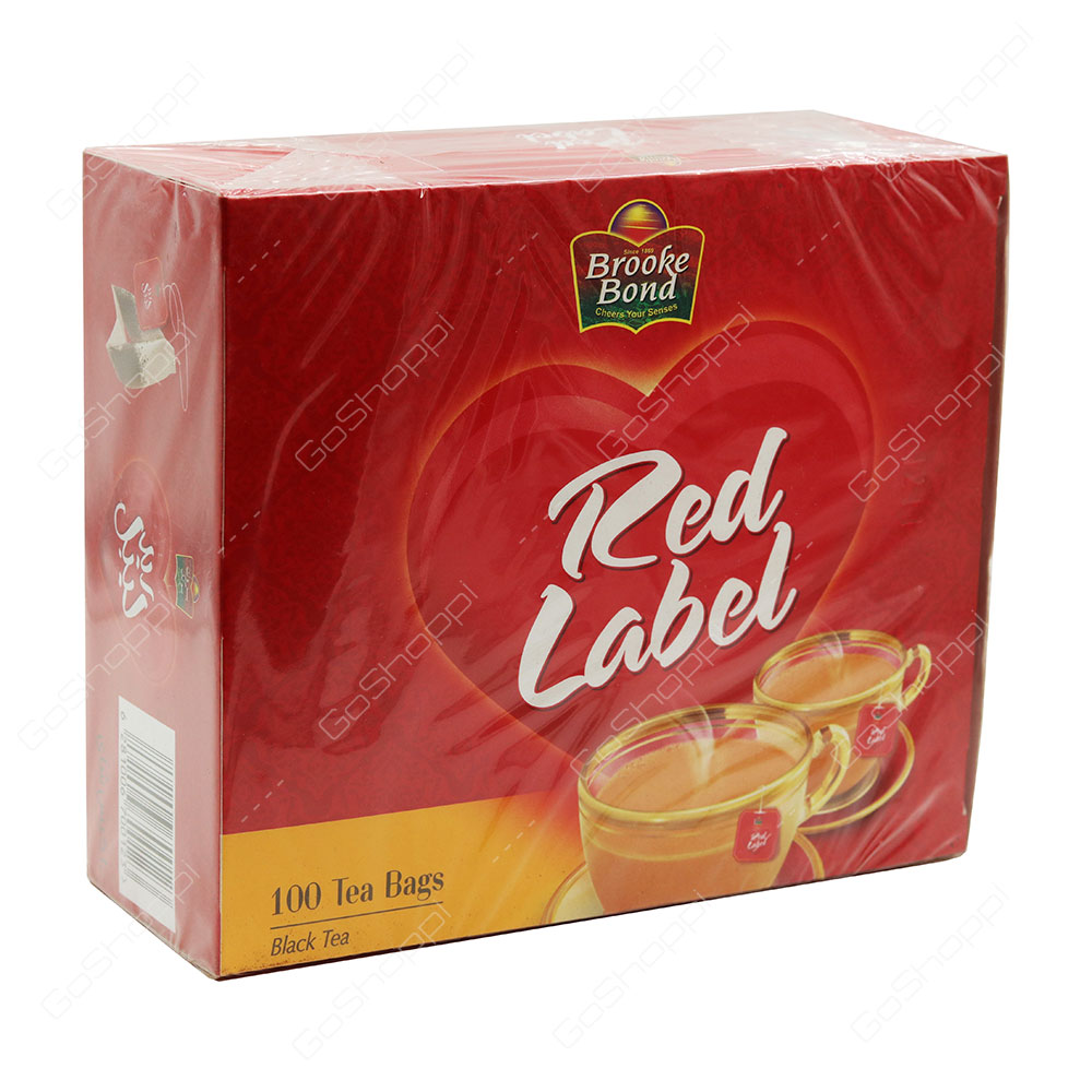 Brooke Bond Red Label Black Tea Bags 100 Bags