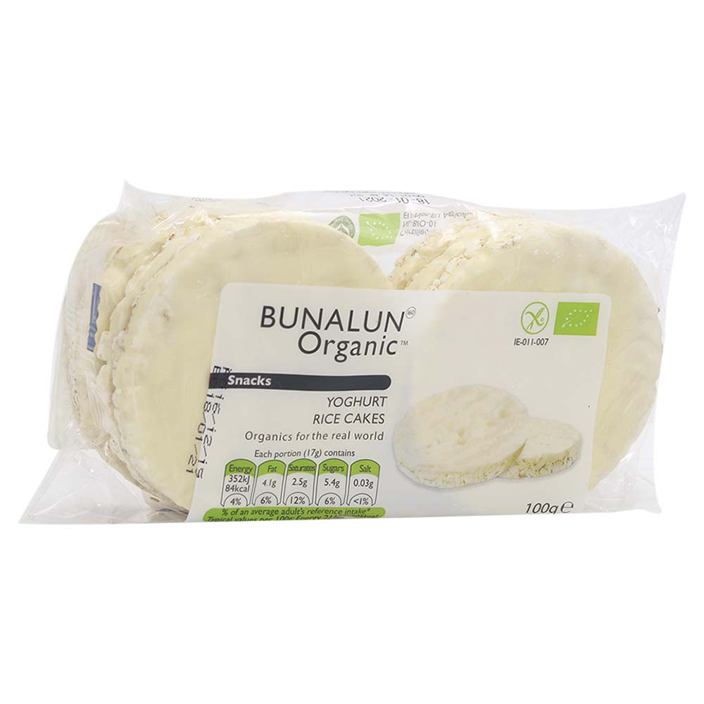 Bunalun Organic Yoghurt Rice Cakes 100g