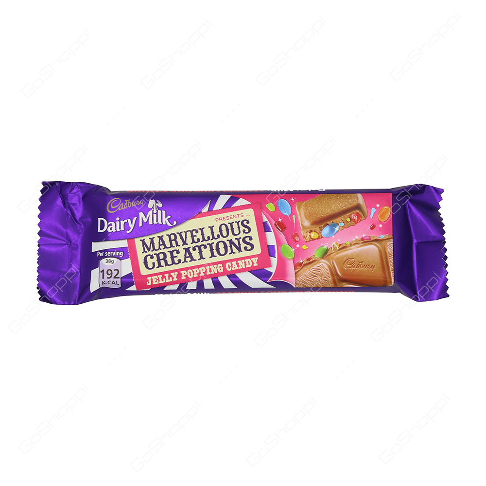 Cadbury Dairy Milk Marvellous Creations Jelly Popping Candy 38 g