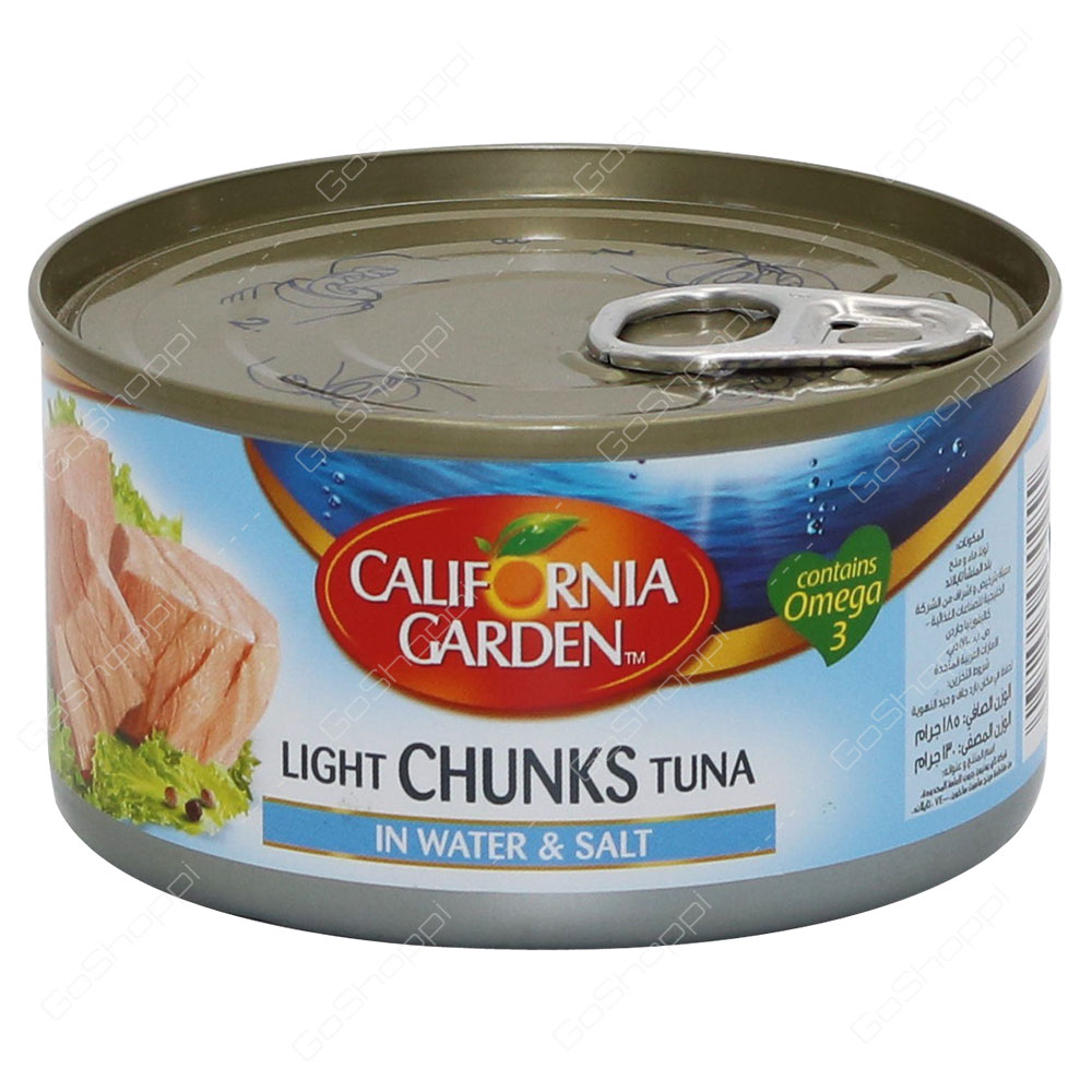 California Garden Light Chunks Tuna In Water And Salt 185 g