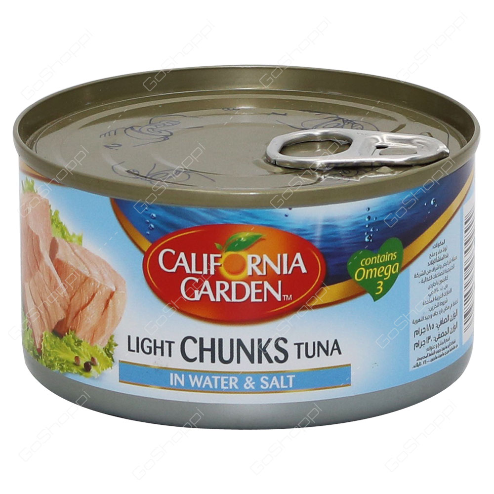 California Garden Light Chunks Tuna In Water And Salt 185 g