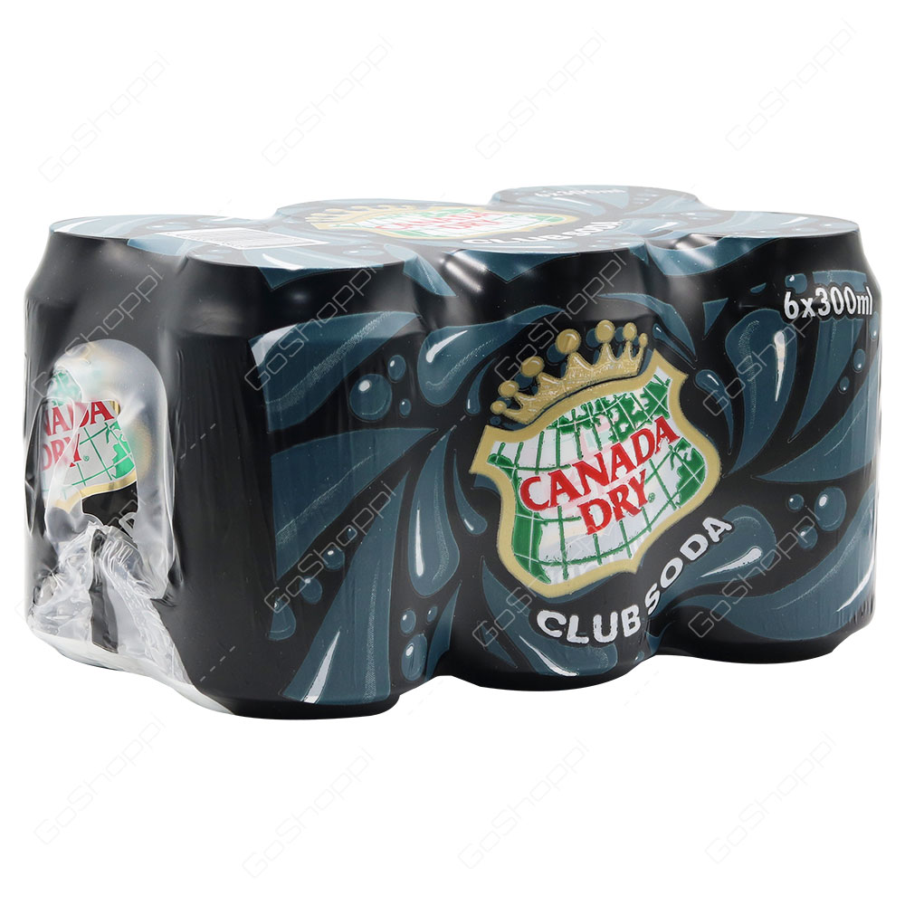 Canada Dry Club Soda 6X300 ml
