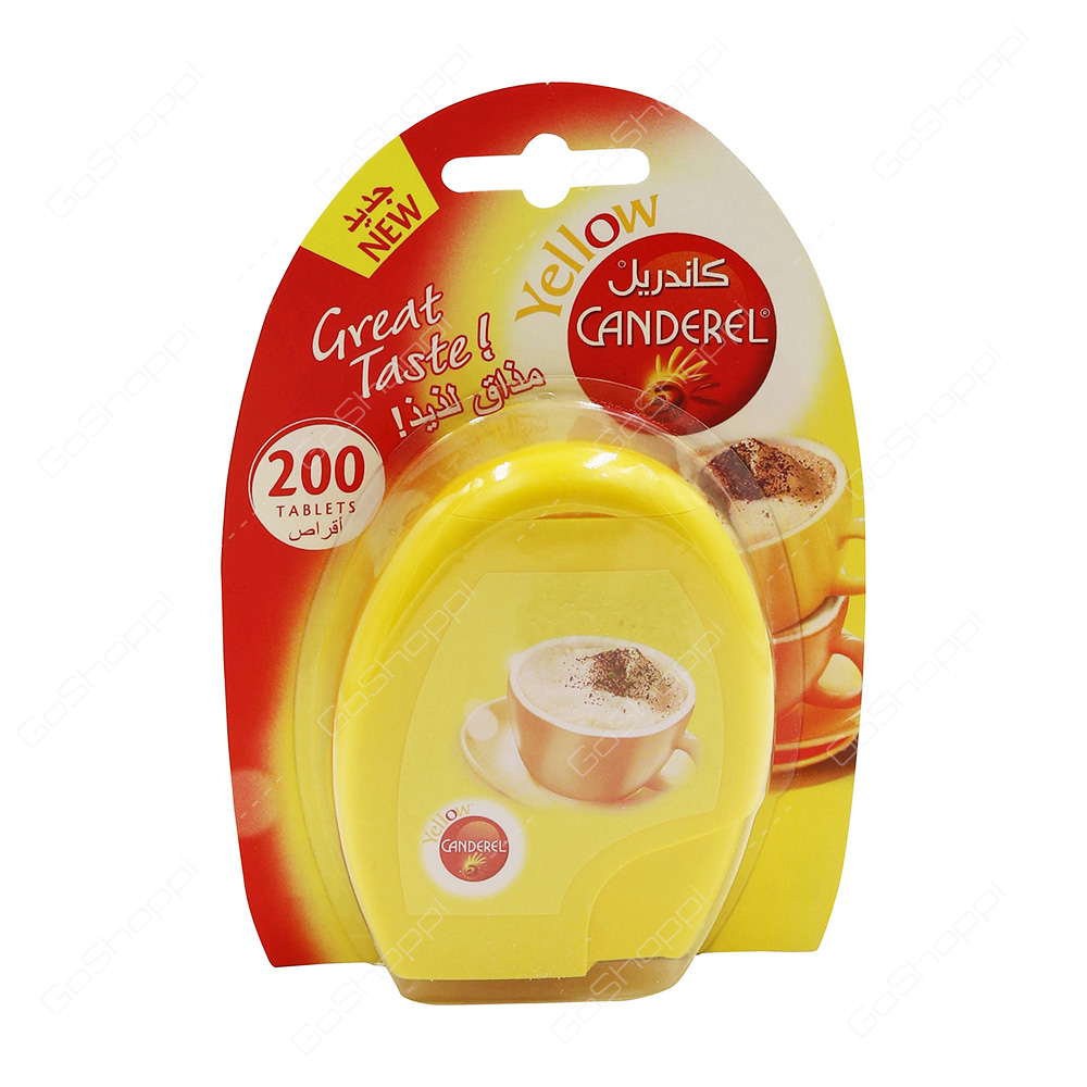 Canderel Sweetener Yellow      200 Tablets