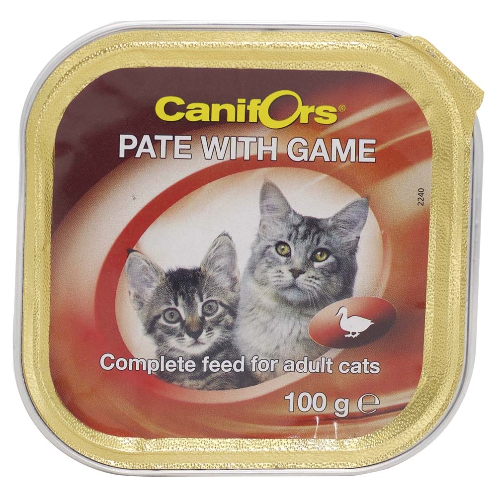 Canifors Pate With Game Adult Cat Food 100g