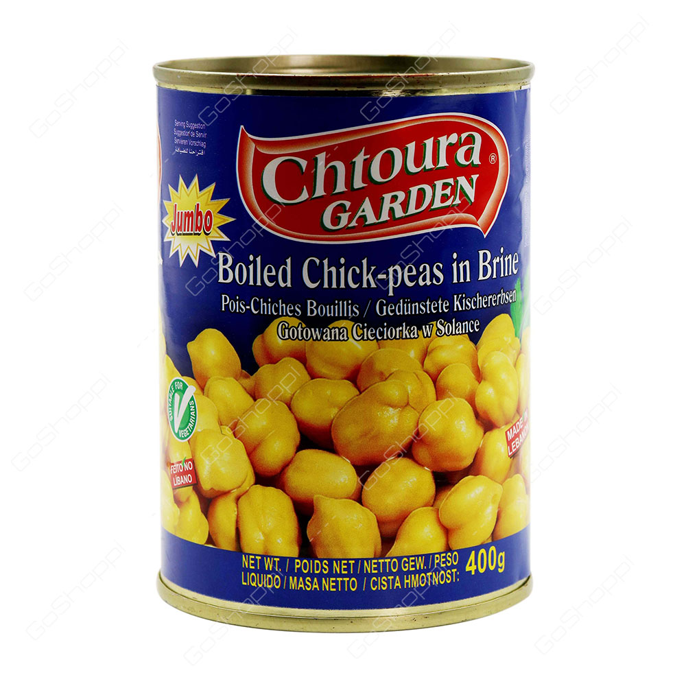 Chtoura Garden Boiled Chick Peas In Brine 400 g