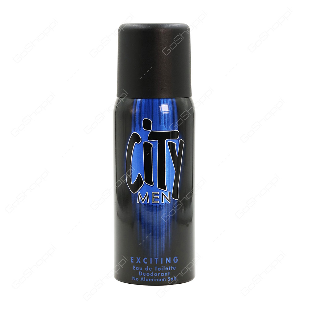 City Men Exciting Deodorant 150 ml
