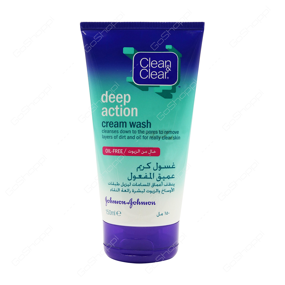 Clean And Clear Deep Action Cream Cleaner 150 ml