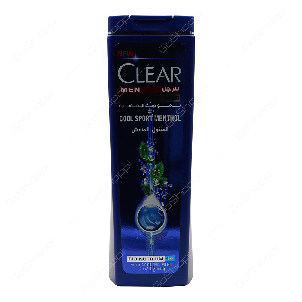 Clear Men Anti Dandruff Shampoo Cool Sport Menthol 400 ml
