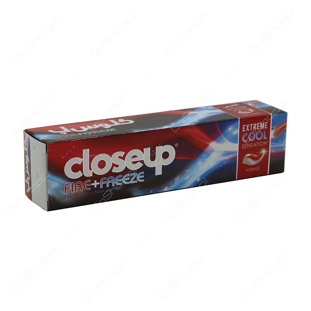 Closeup Fire Freeze Extreme Cool Sensation Intense Toothpaste 100 ml
