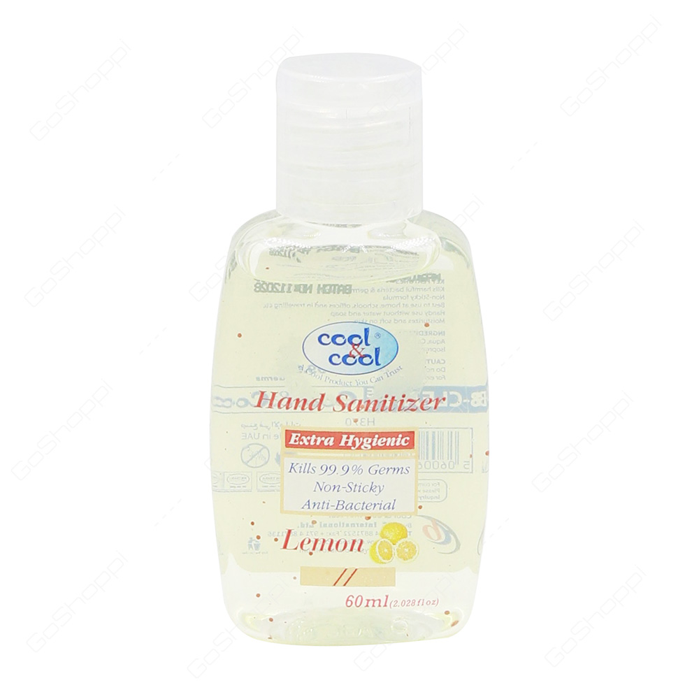 Cool And Cool Hand Sanitizer Lemon 60 ml