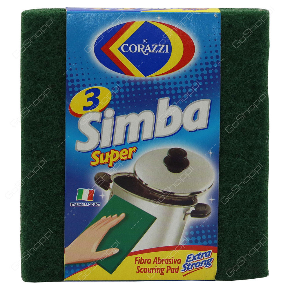 Corazzi Simba Super Scouring Pad 3 pcs
