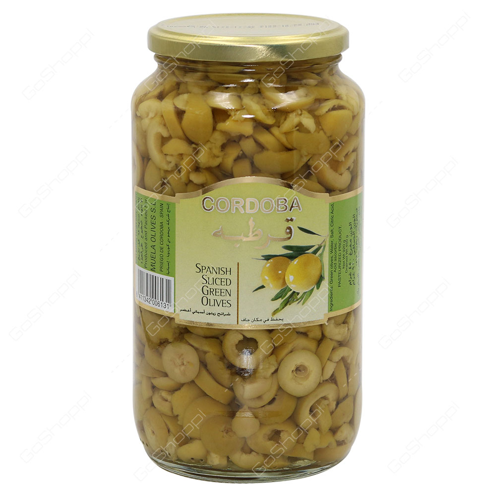 Cordoba Spanish Sliced Green Olives 920 g