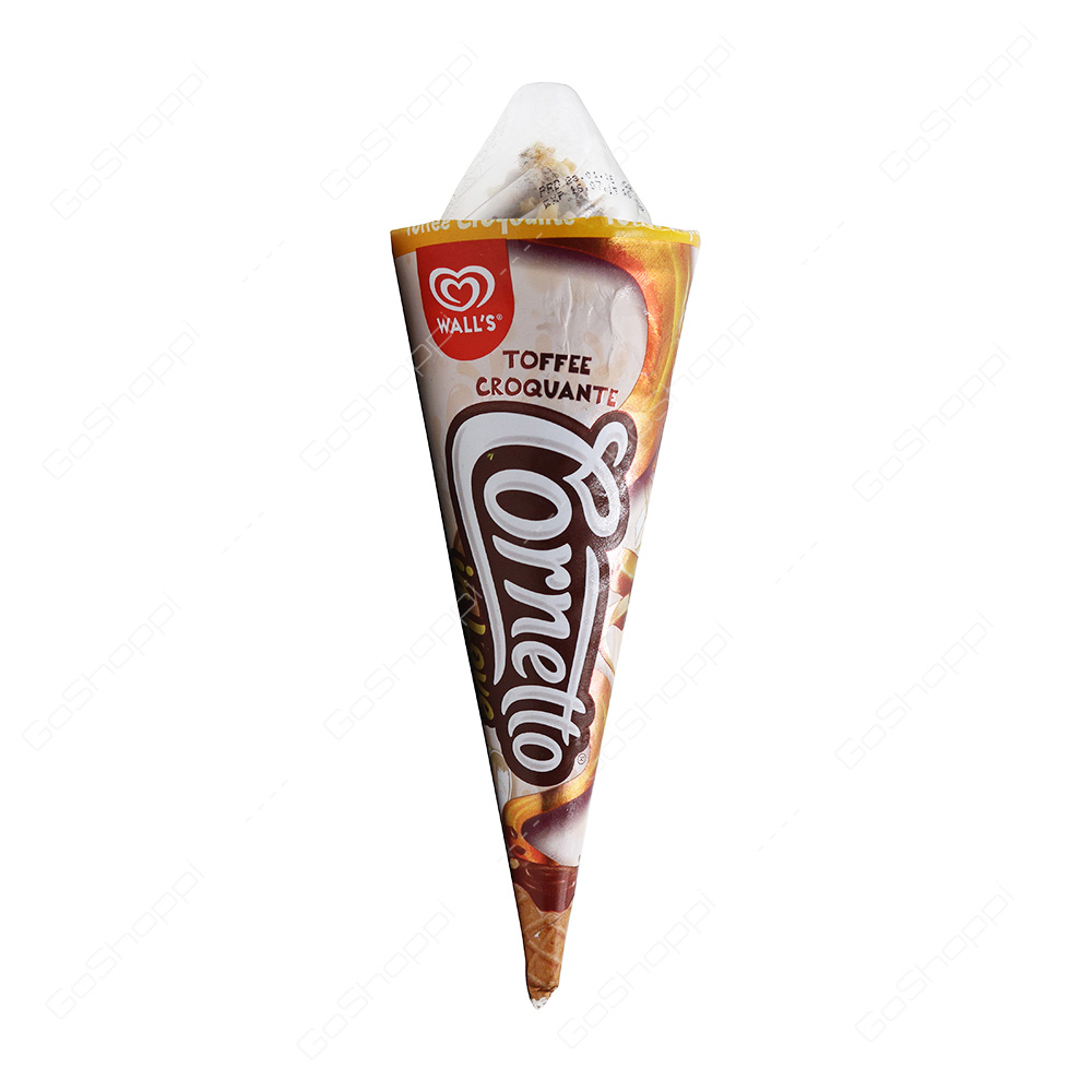 Cornetto Toffee Croquante Icecream Cone 125 ml