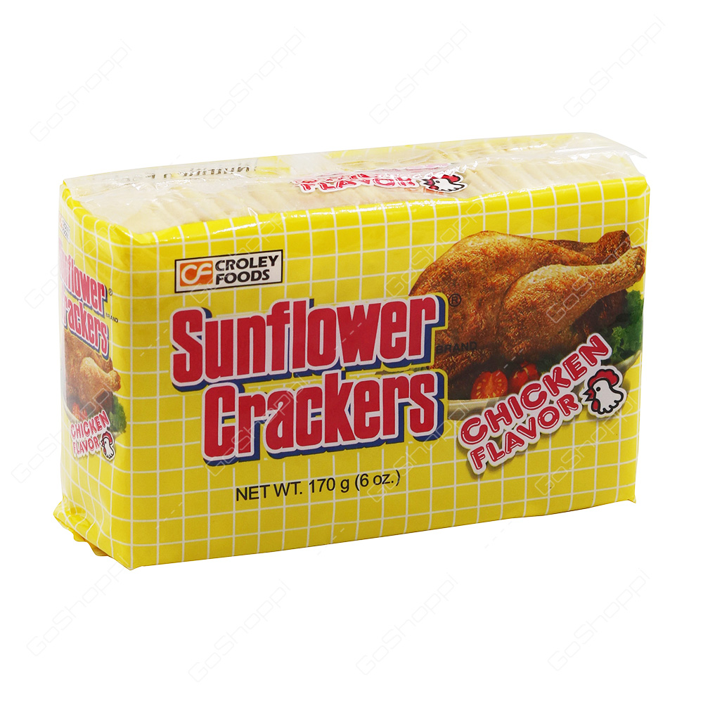 Croley Foods Sunflower Crackers Chicken Flavor 170 g