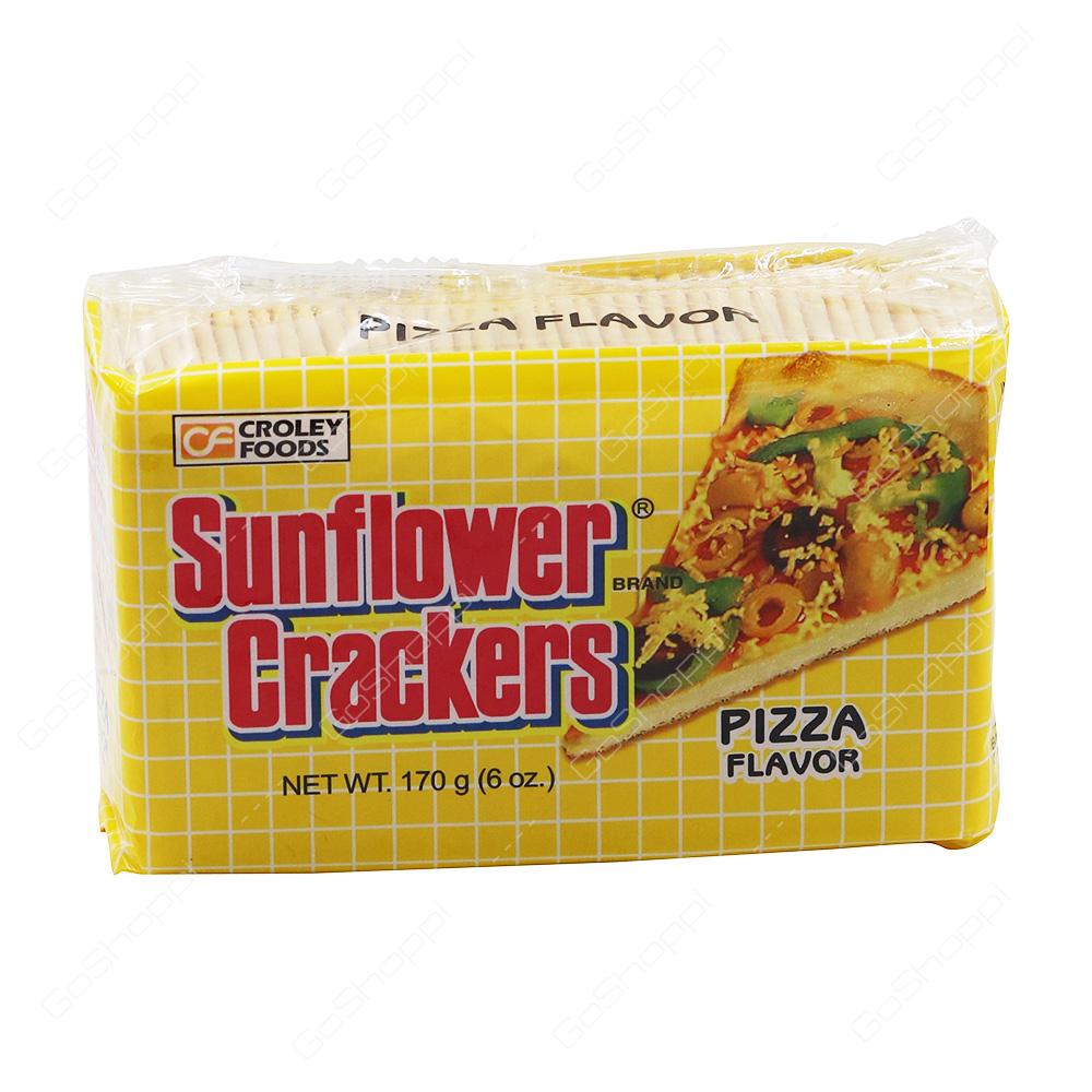 Croley Foods Sunflower Crackers Pizza Flavor 170 g