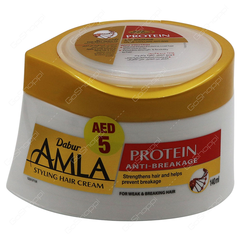 Dabur Amla Protein Anti Breakage Styling Hair Cream 140 ml