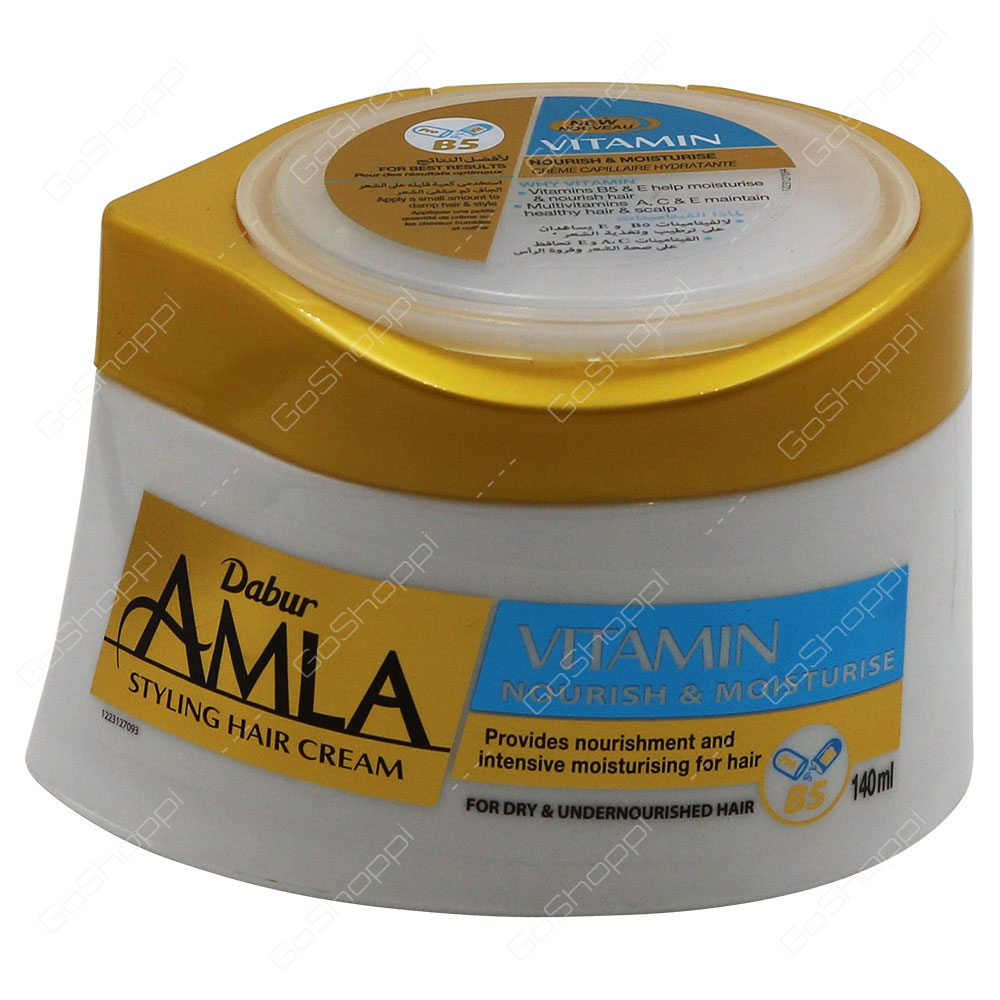Dabur Amla Vitamin Nourish and Moisturise Styling Hair Cream 140 ml