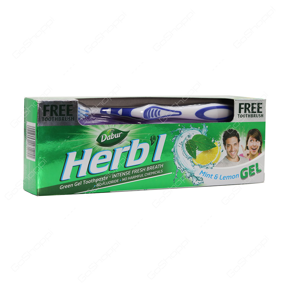 Dabur Herbl Mint And Lemon Gel Toothpaste 150 g