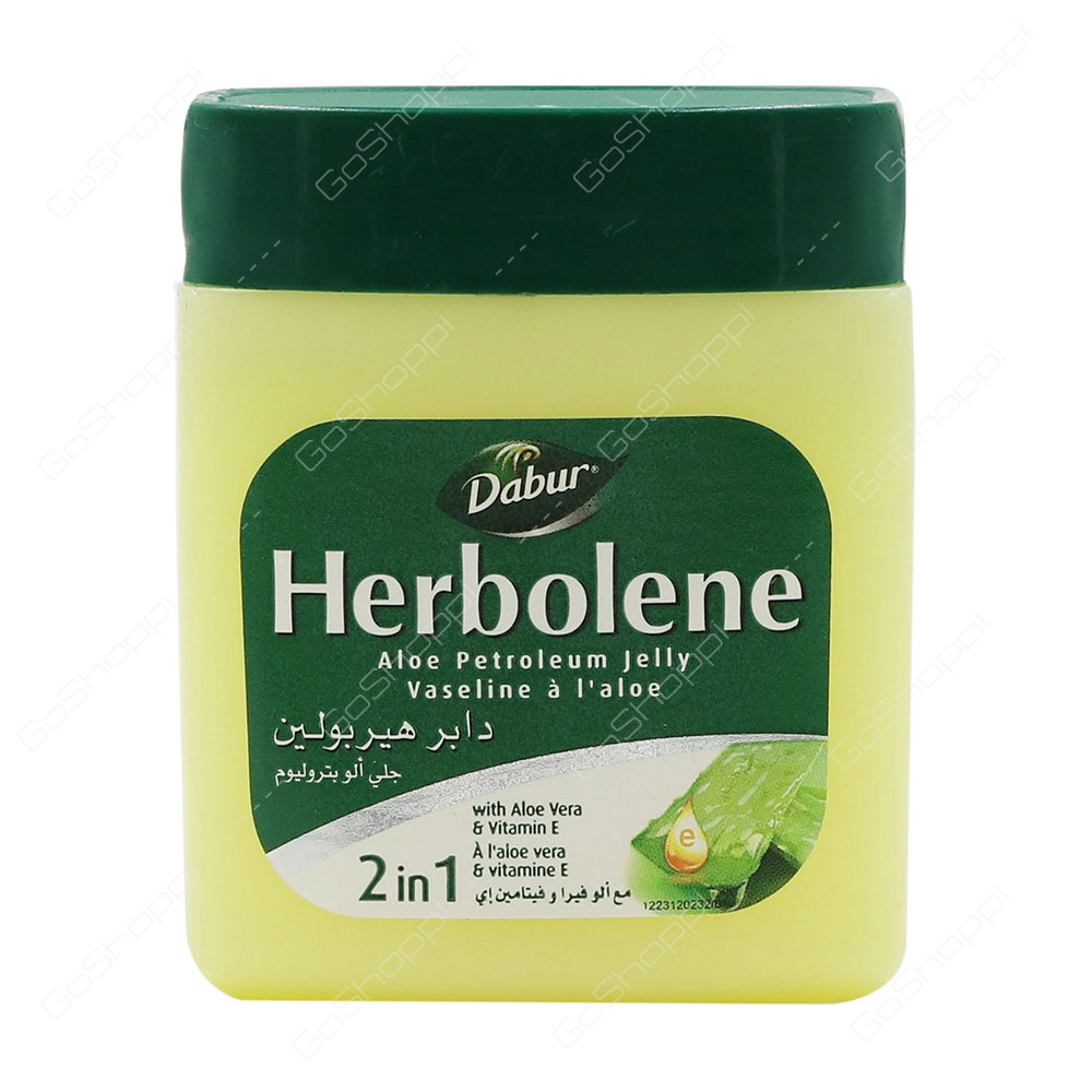 Dabur Herbolene Aloe Petroleum Jelly 2 In 1 With Aloe Vera And Vitamin E 115 ml