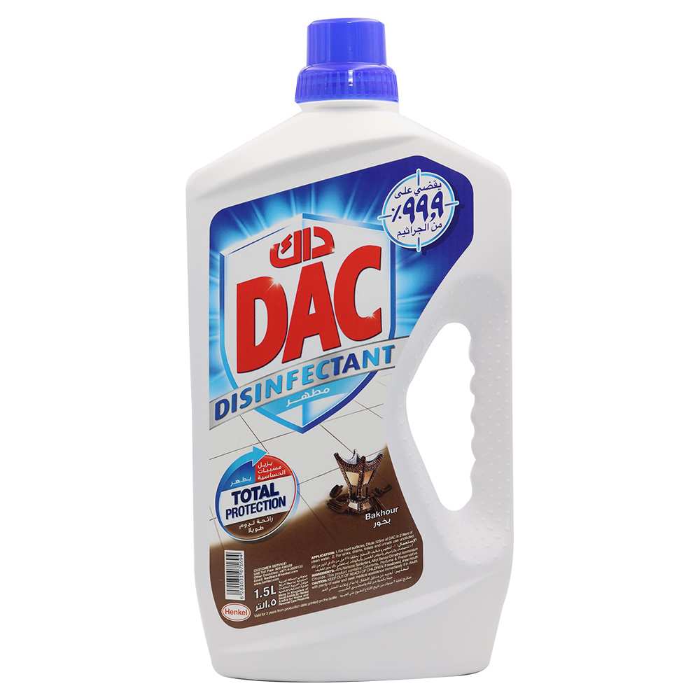 Dac Disinfectant Bakhour Liquid Cleaner 1.5L