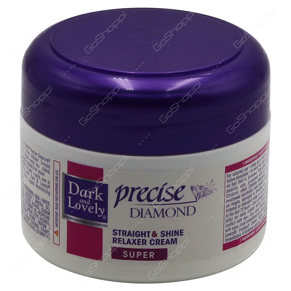 Dark And Lovely Precise Diamond Super Straight And Shine Relaxer Cream 250 ml