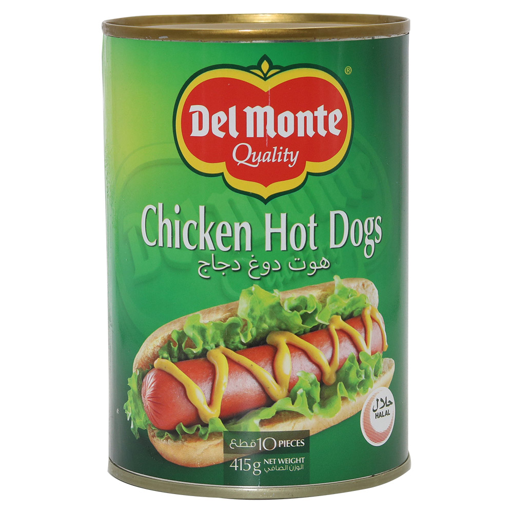 Del Monte Chicken Hot Dogs 415g