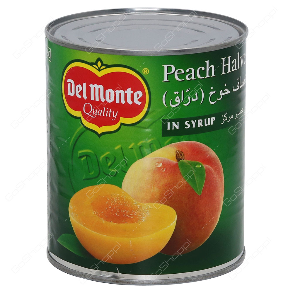 Del Monte Peach Halves In Syrup 825 g