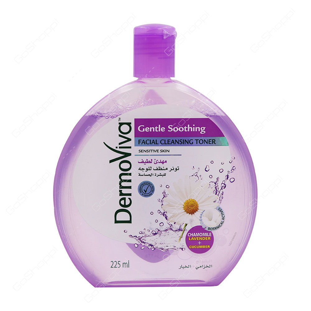 Dermoviva Gentle Soothing Facial Cleansing Toner 225 ml