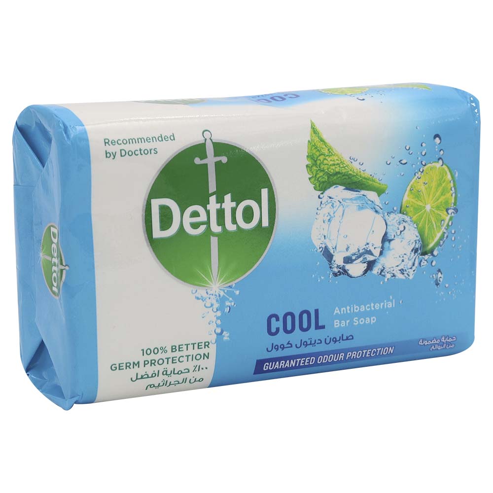 Dettol Cool Antibacterial Bar Soap 165g